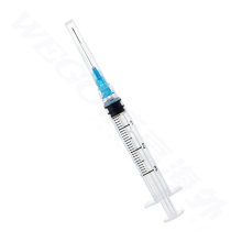 Médical de seringue jetable de 5 ml injectable avec aiguille